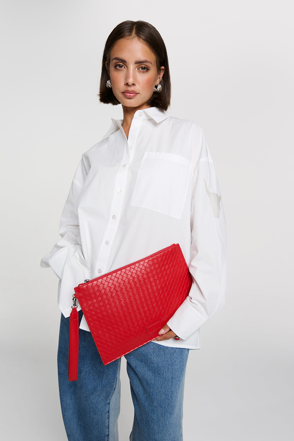 BRAIDED CLUTCH