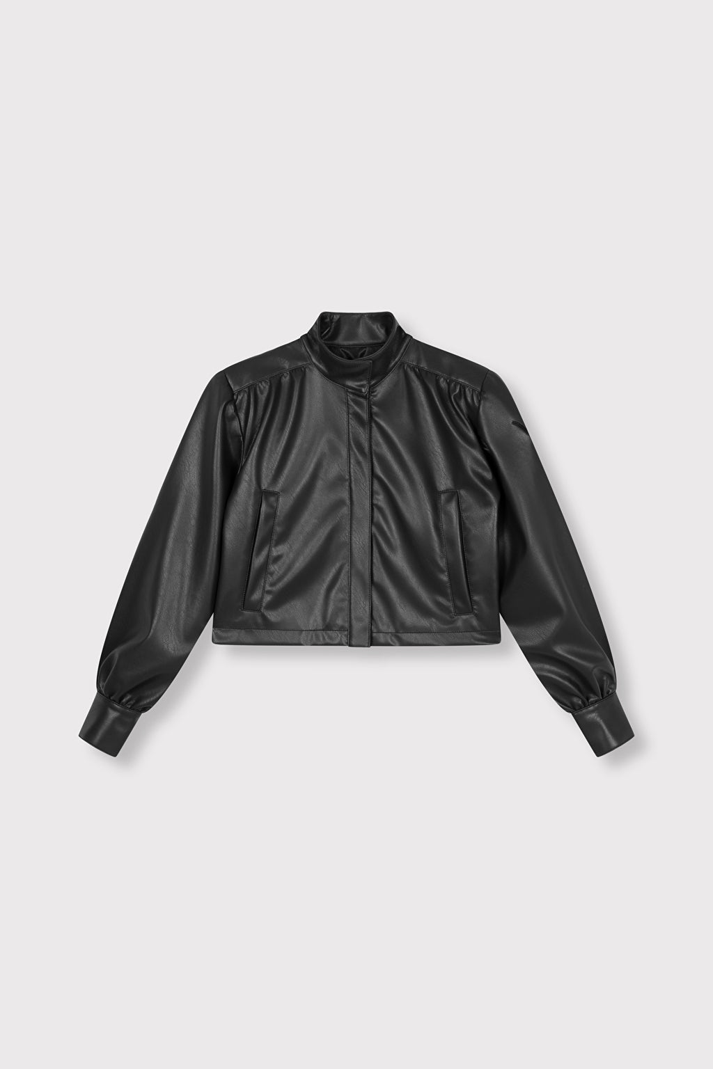 FAUX LEATHER JACKET