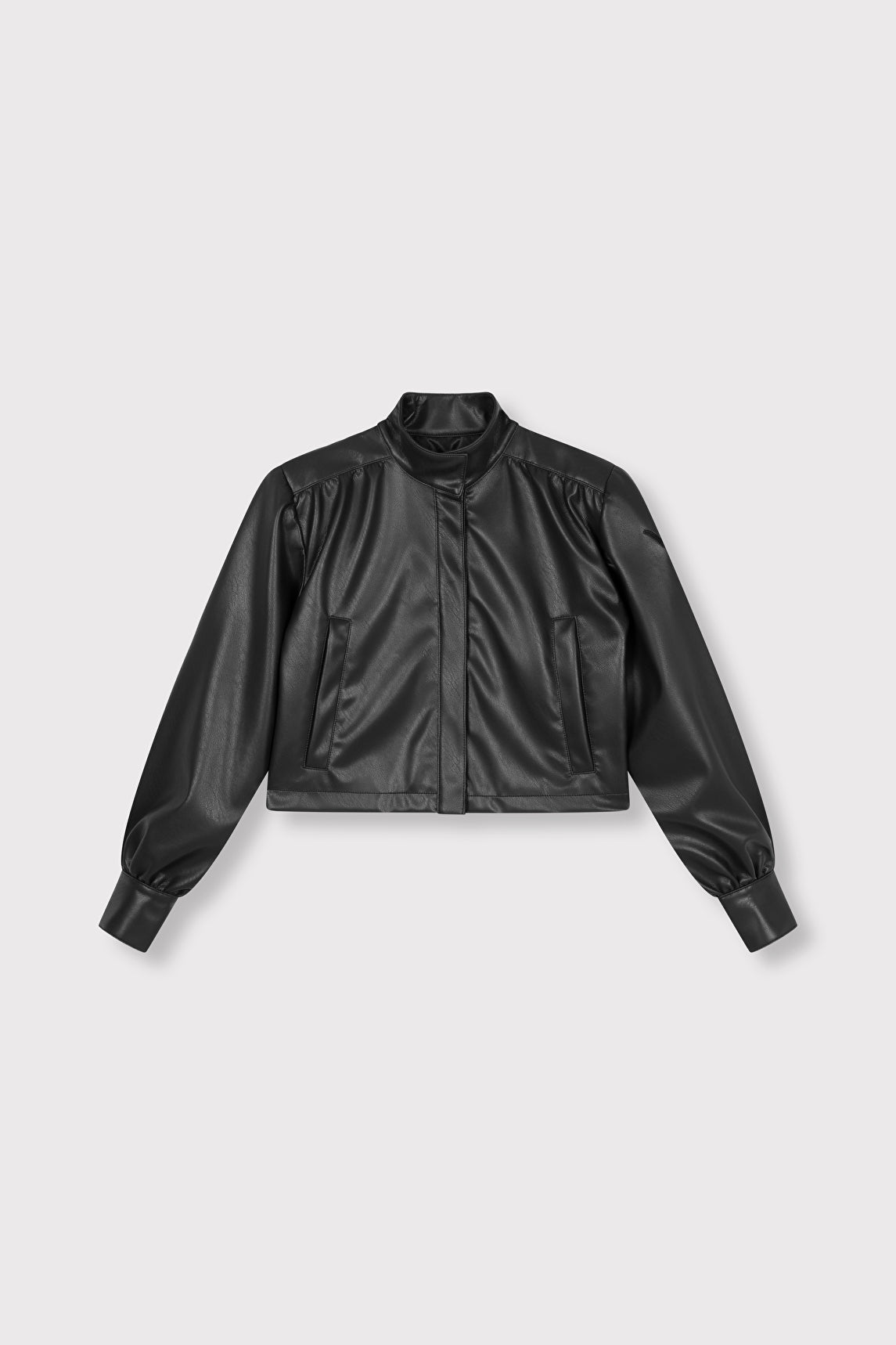 FAUX LEATHER JACKET