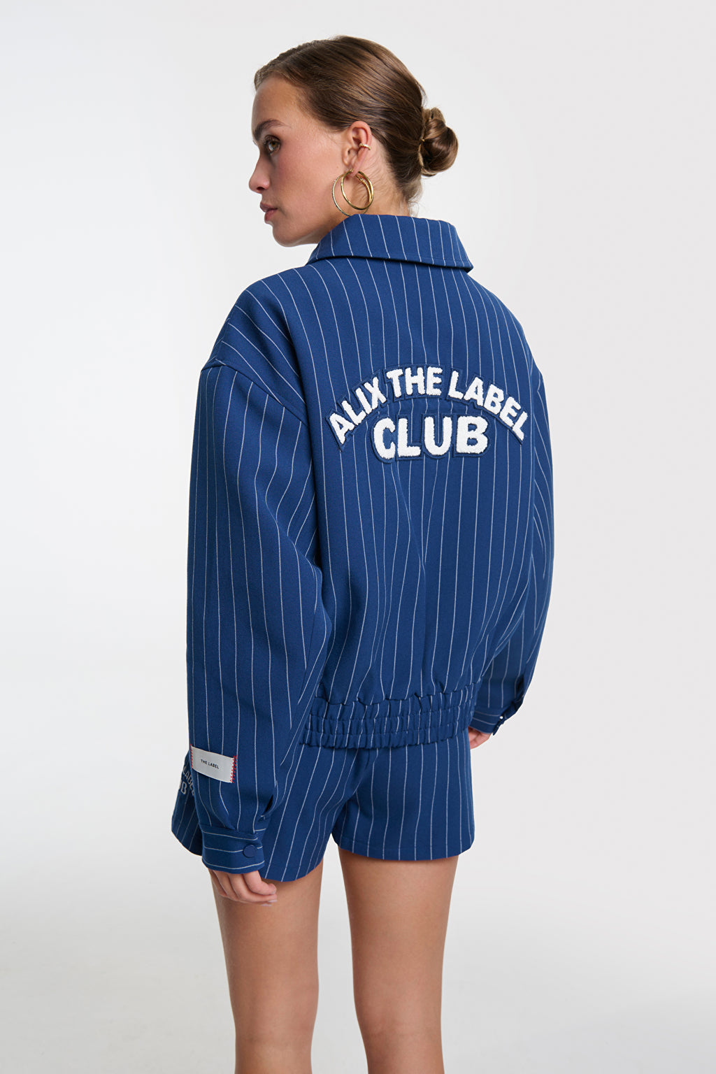 CLEAN STRIPED BOMBER