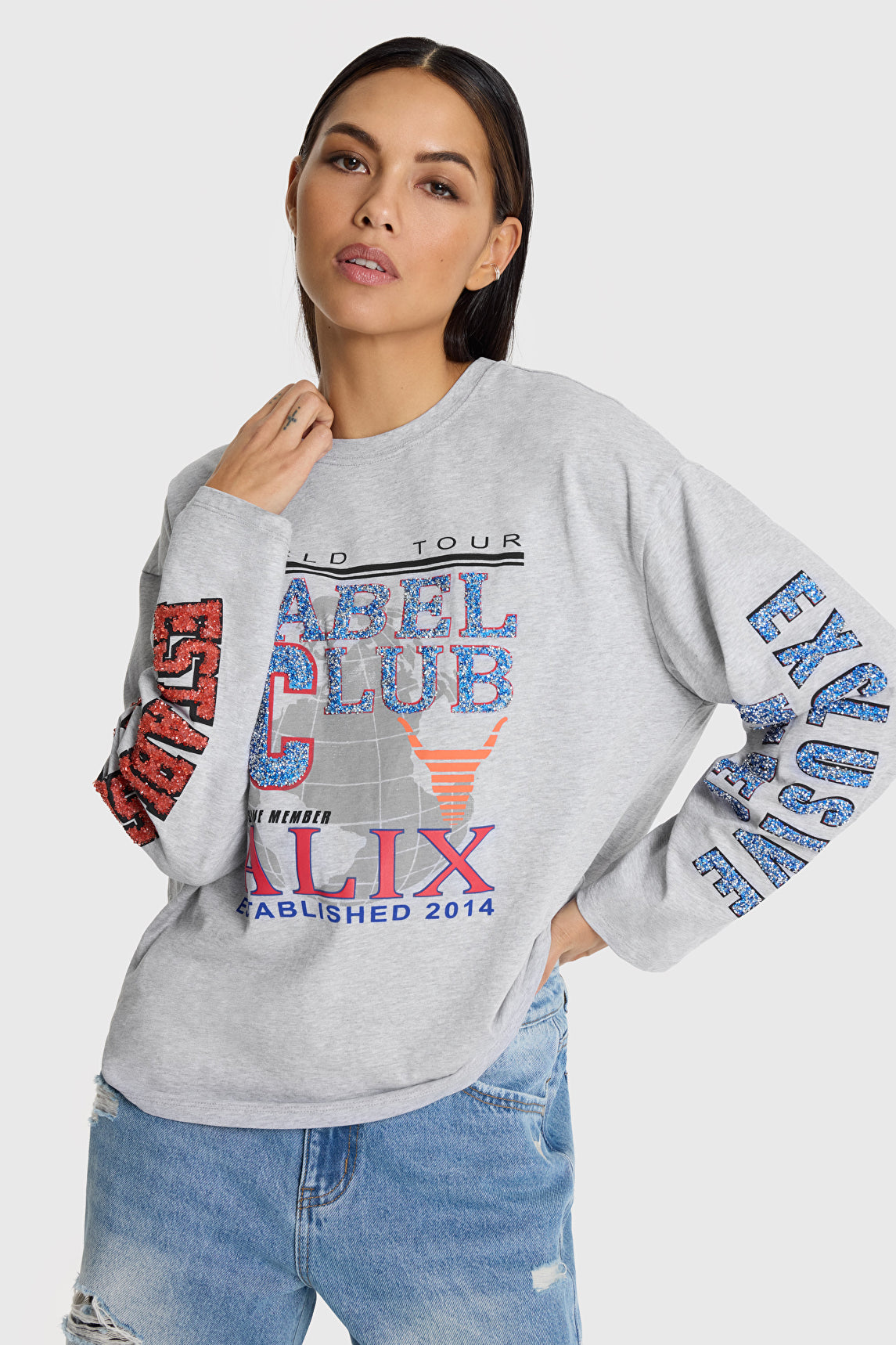FANCY PRINT LONGSLEEVE T-SHIRT