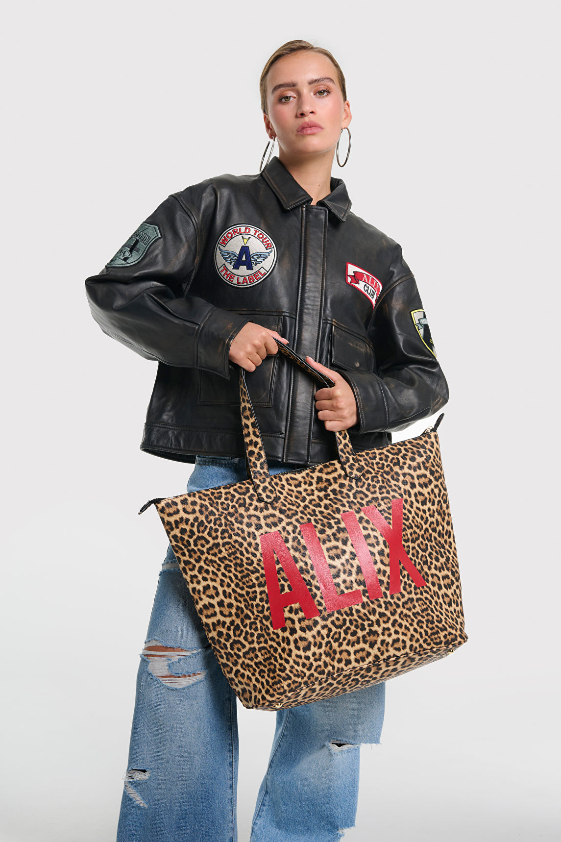 LEOPARD ALIX SHOPPER