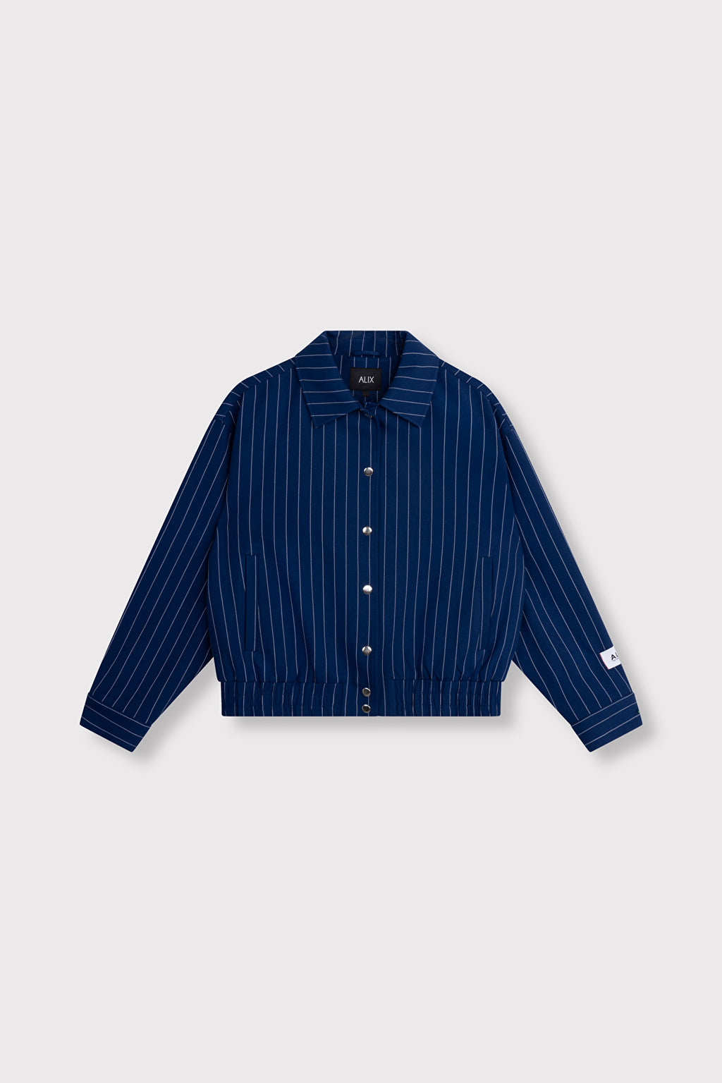 CLEAN STRIPED BOMBER