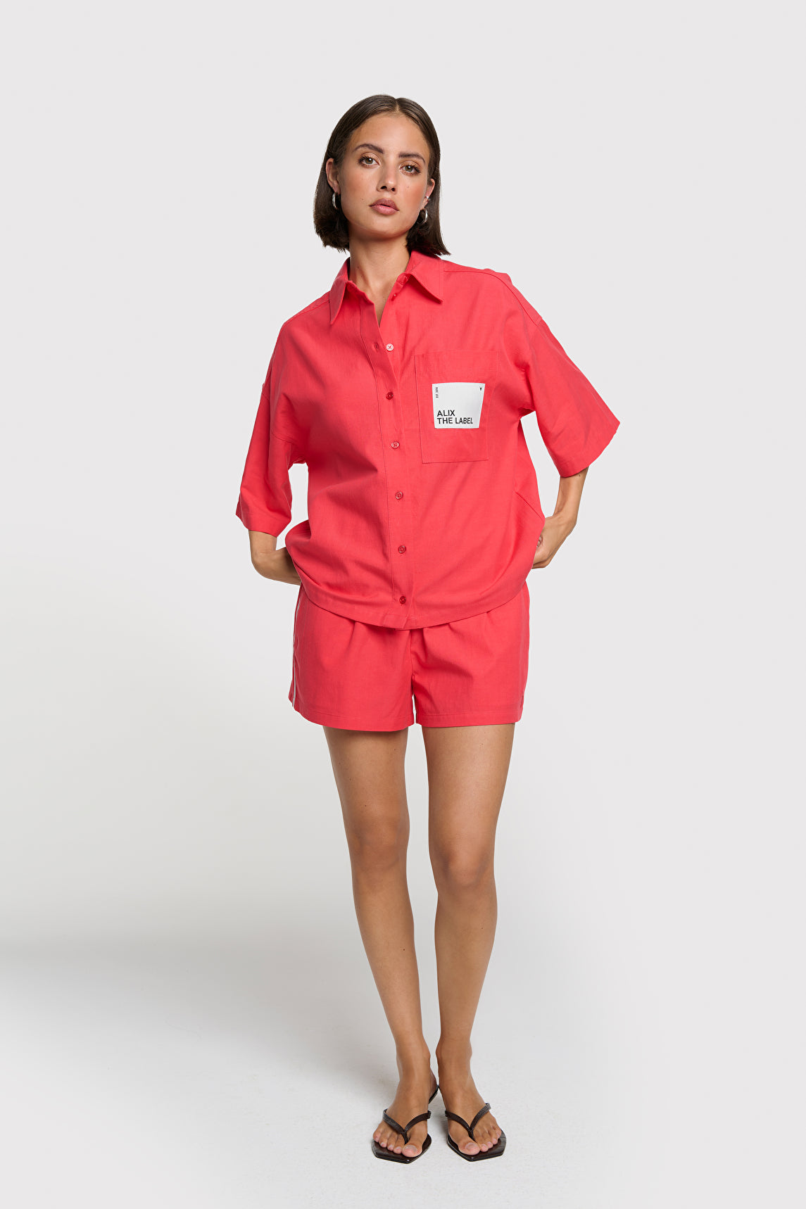 Alix The Label SHORT SLEEVE BLOUSE