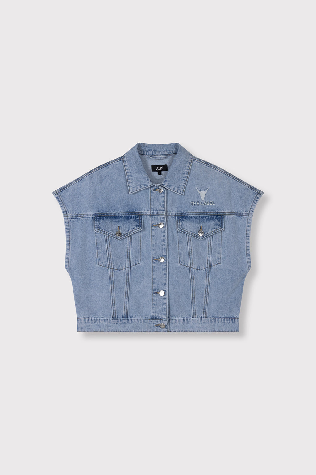 Alix The Label SOFT DENIM WAISTCOAT