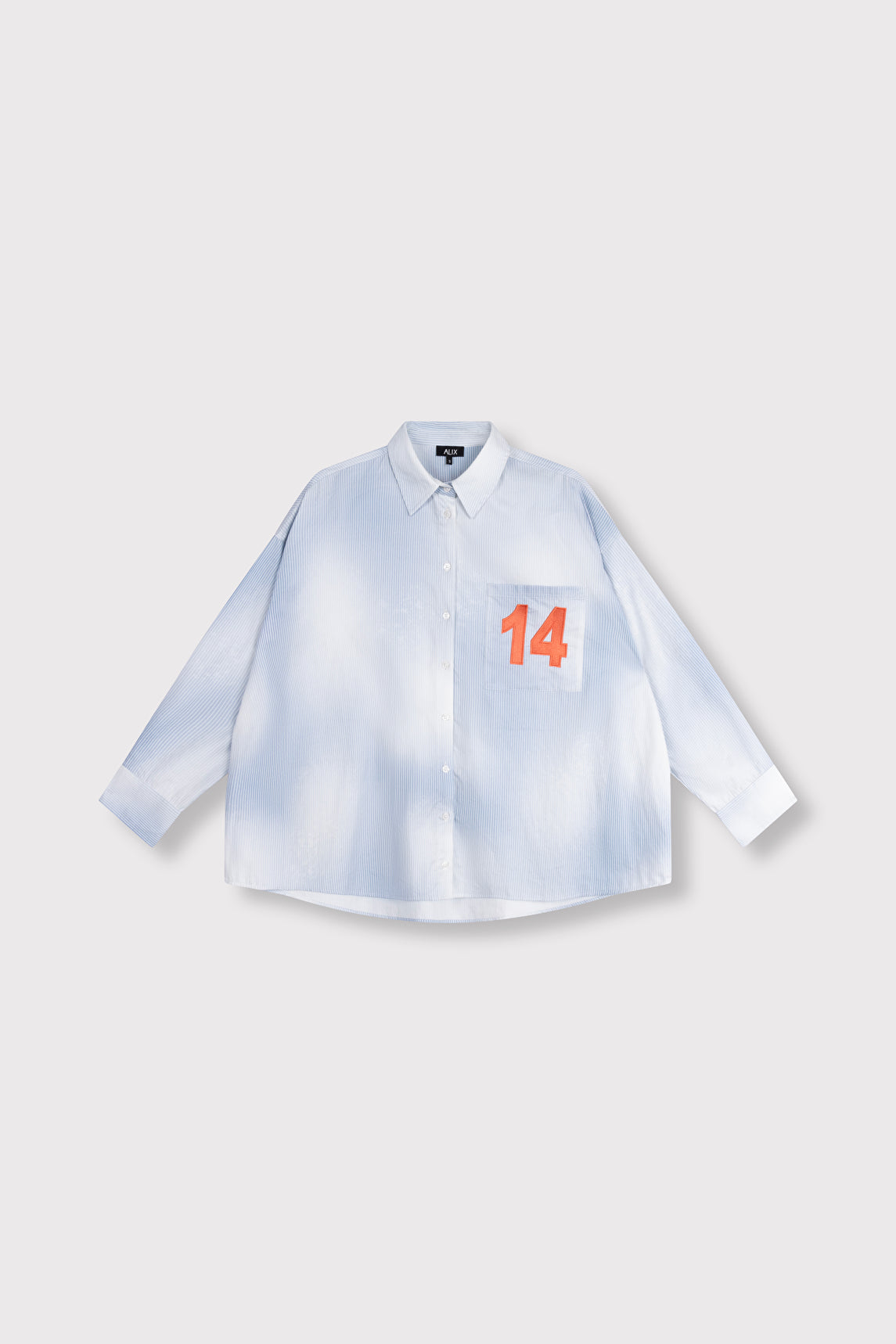 Alix The Label FADED STRIPE BLOUSE