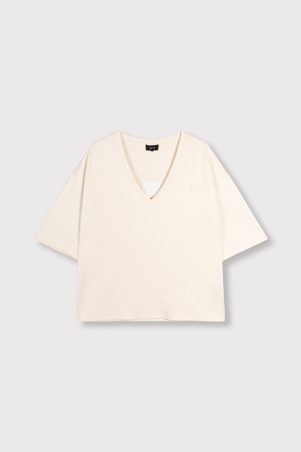 Alix The Label SCUBA V-NECK TOP