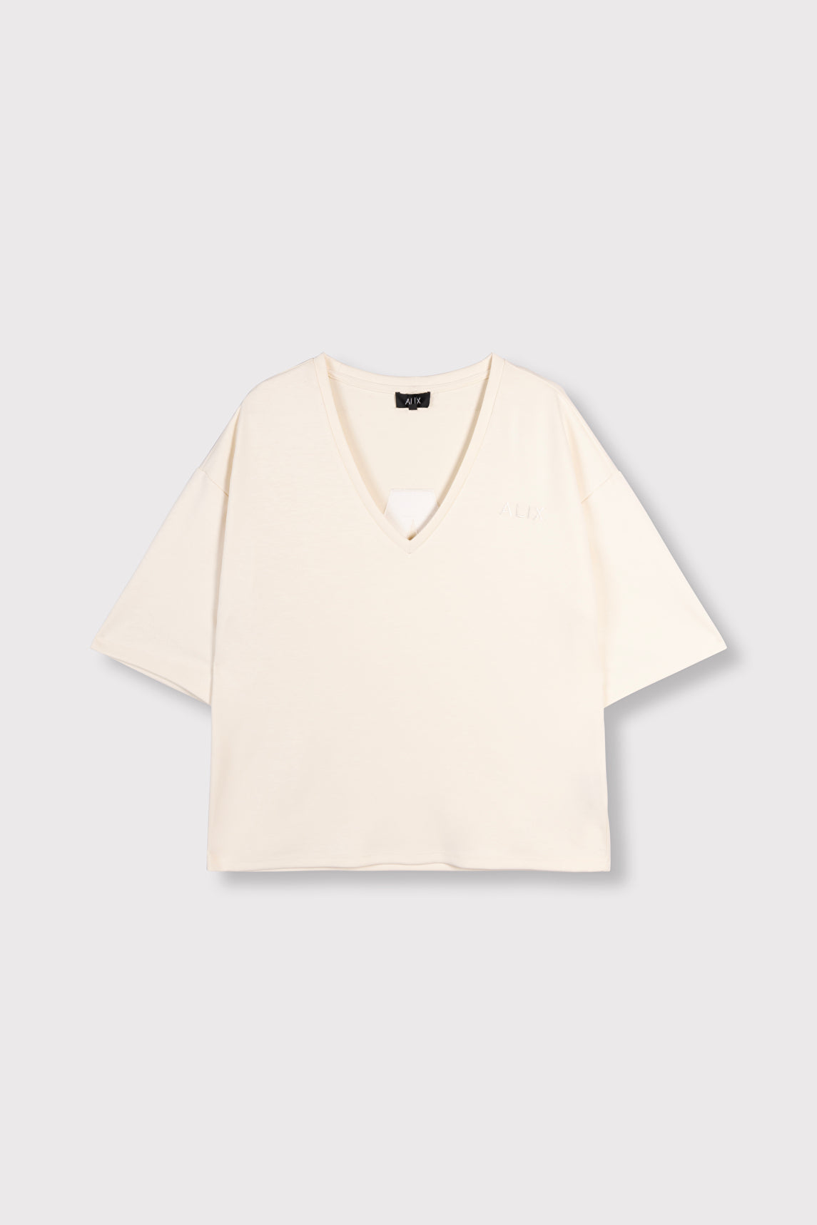 Alix The Label SCUBA V-NECK TOP