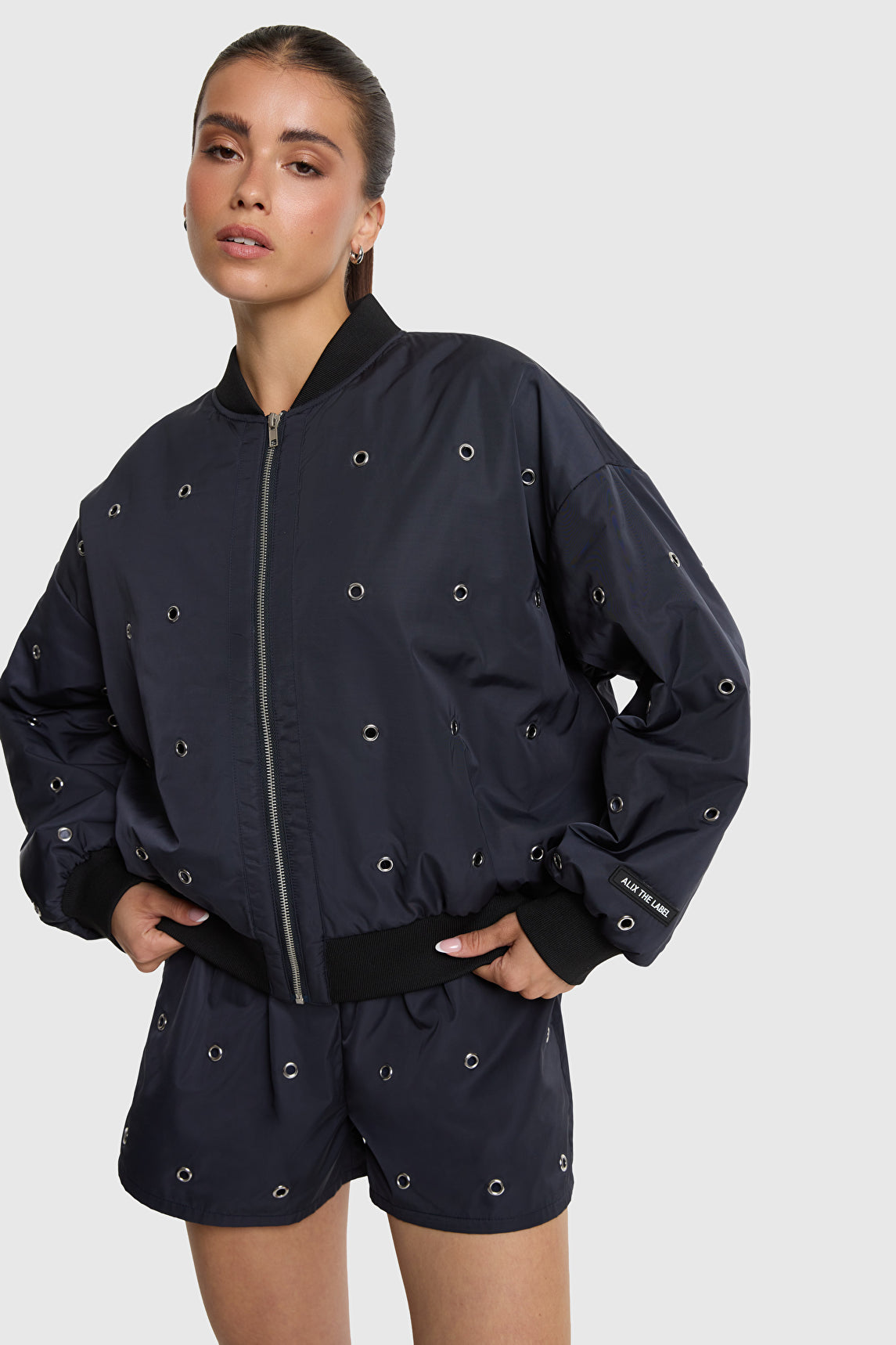 Alix The Label EYELET BOMBER