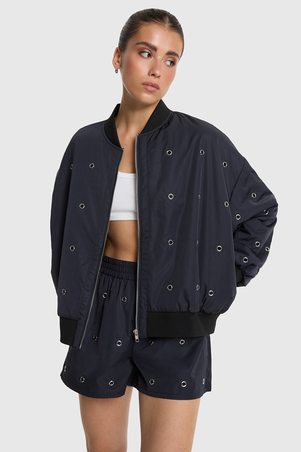 Alix The Label EYELET BOMBER