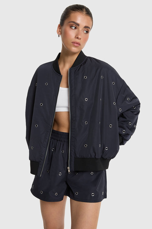 Alix The Label EYELET BOMBER