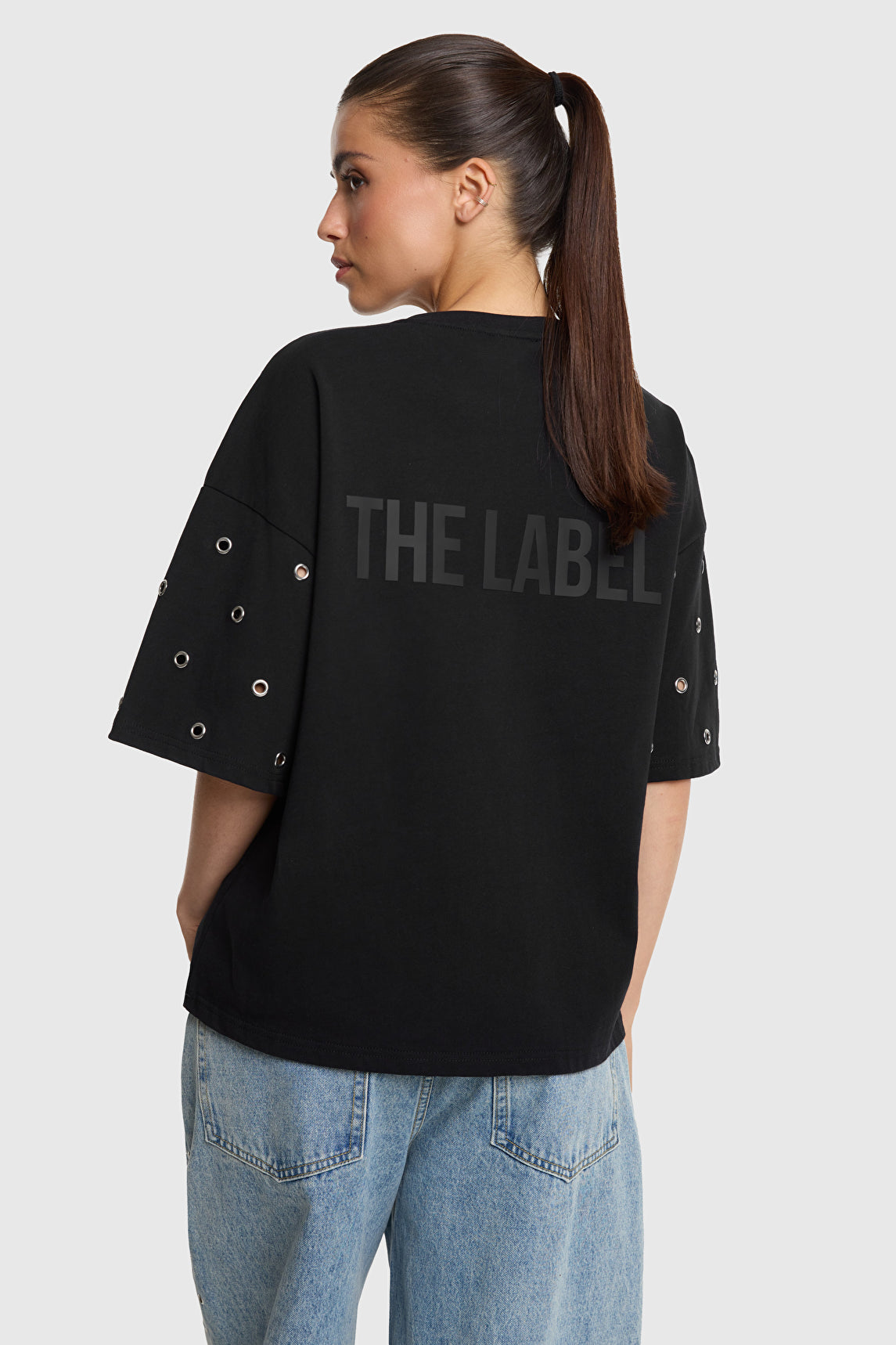 Alix The Label EYELET T-SHIRT