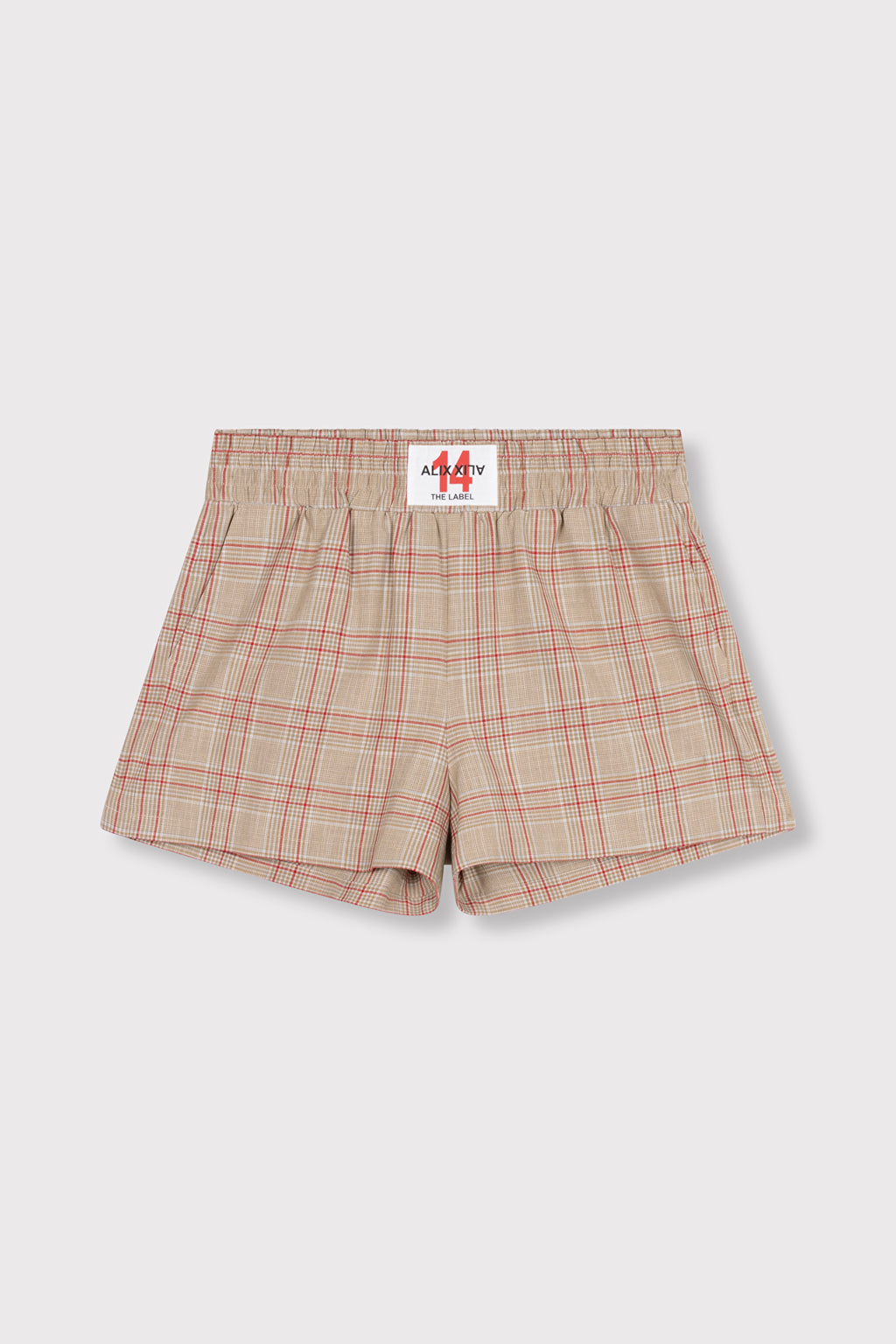 Alix The Label SPORTY CHECK SHORTS