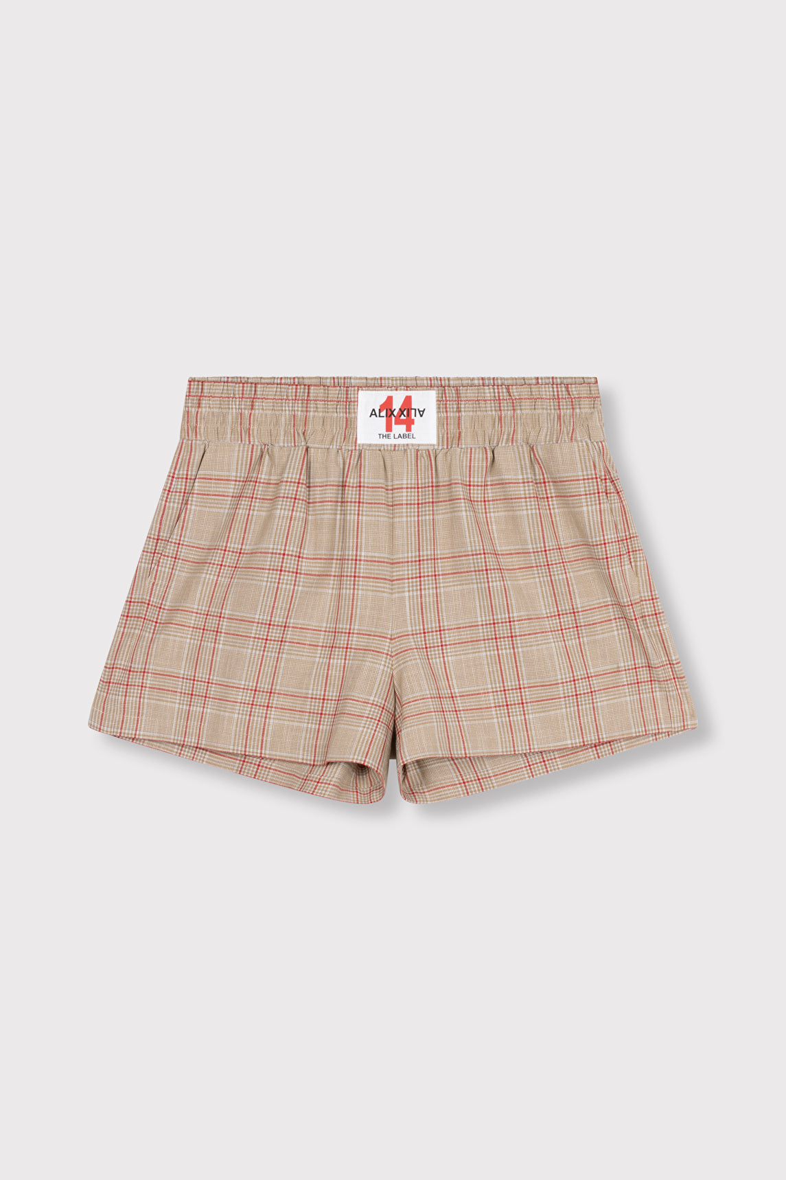 Alix The Label SPORTY CHECK SHORTS