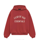 Essentials Fear of God hoodie Crimson