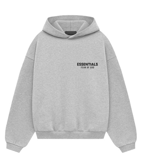 Essentials Fear of God hoodie Grijs Backprint