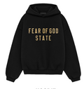 Essentials Fear of God hoodie Zwart State