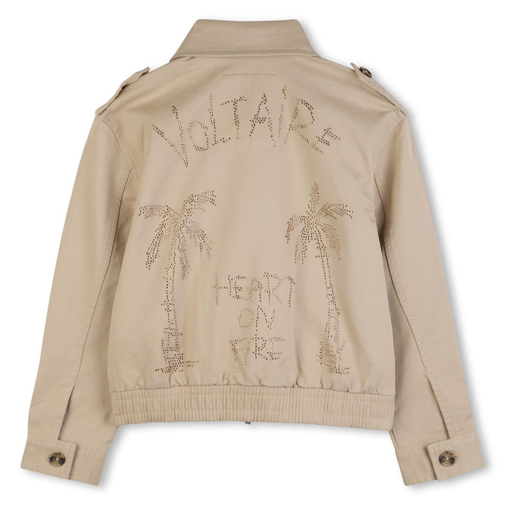 BOMBER JACKET WITH BACKPRINT