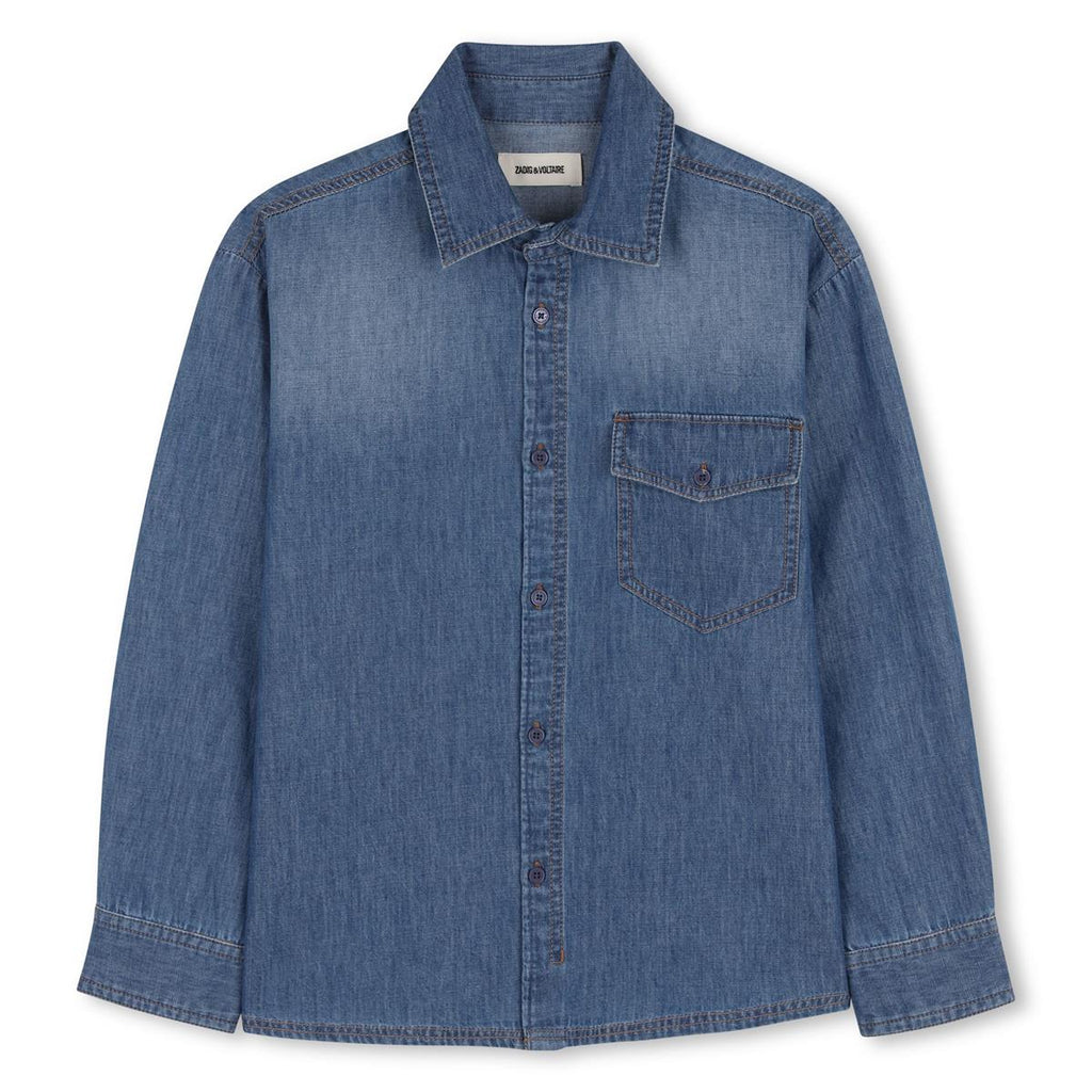Zadig & Voltaire Spijkerblouse Backprint