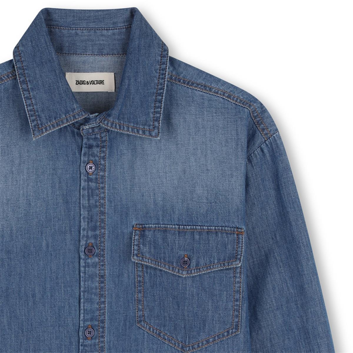 Zadig & Voltaire Spijkerblouse Backprint