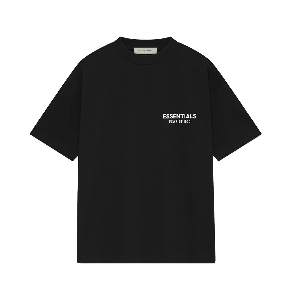 Essentials Fear of God T-shirt Backprint Zwart