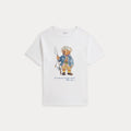 Ralph Lauren Shirt Bear Fishing White