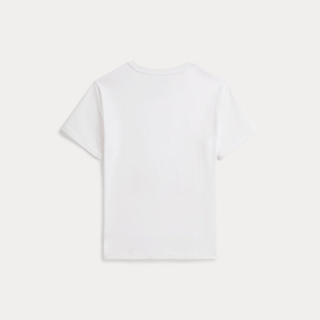 Ralph Lauren Shirt Bear Fishing White