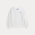 Ralph Lauren Meiden Sweater Terry Logo Wit