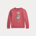 Ralph Lauren Polo Bear Fleece Sweater Berry