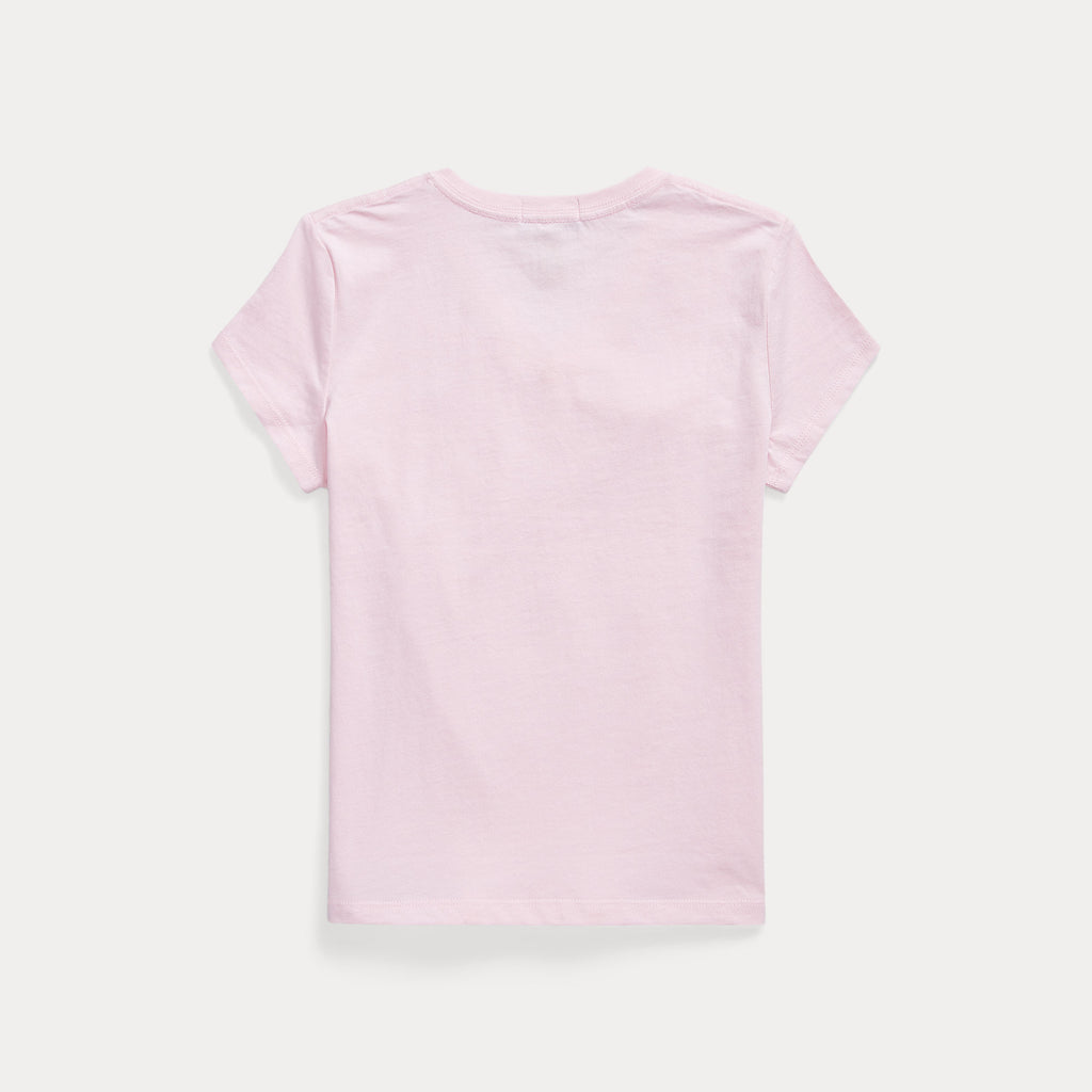 Ralph Lauren Meiden V-hals Shirt Roze