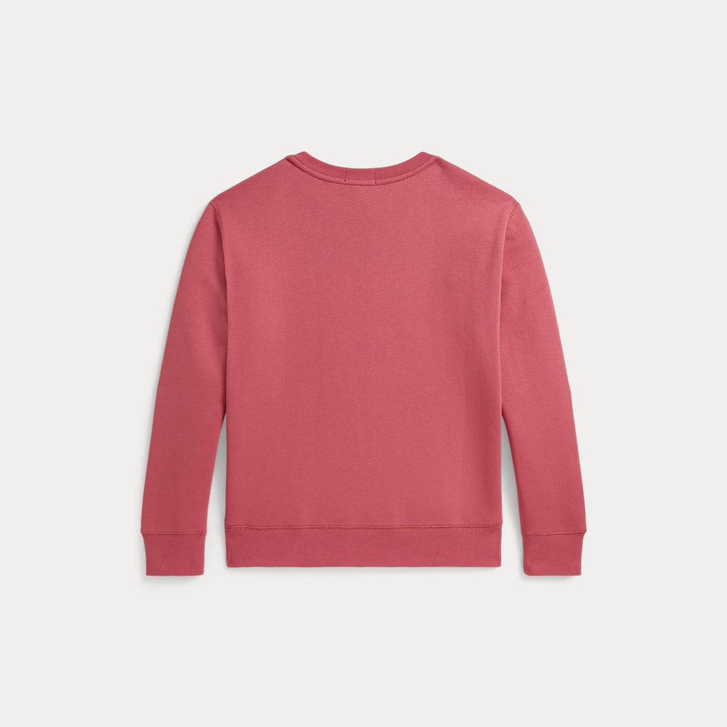 Ralph Lauren Polo Bear Fleece Sweater Berry