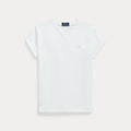 Ralph Lauren Meiden V-hals Shirt Wit