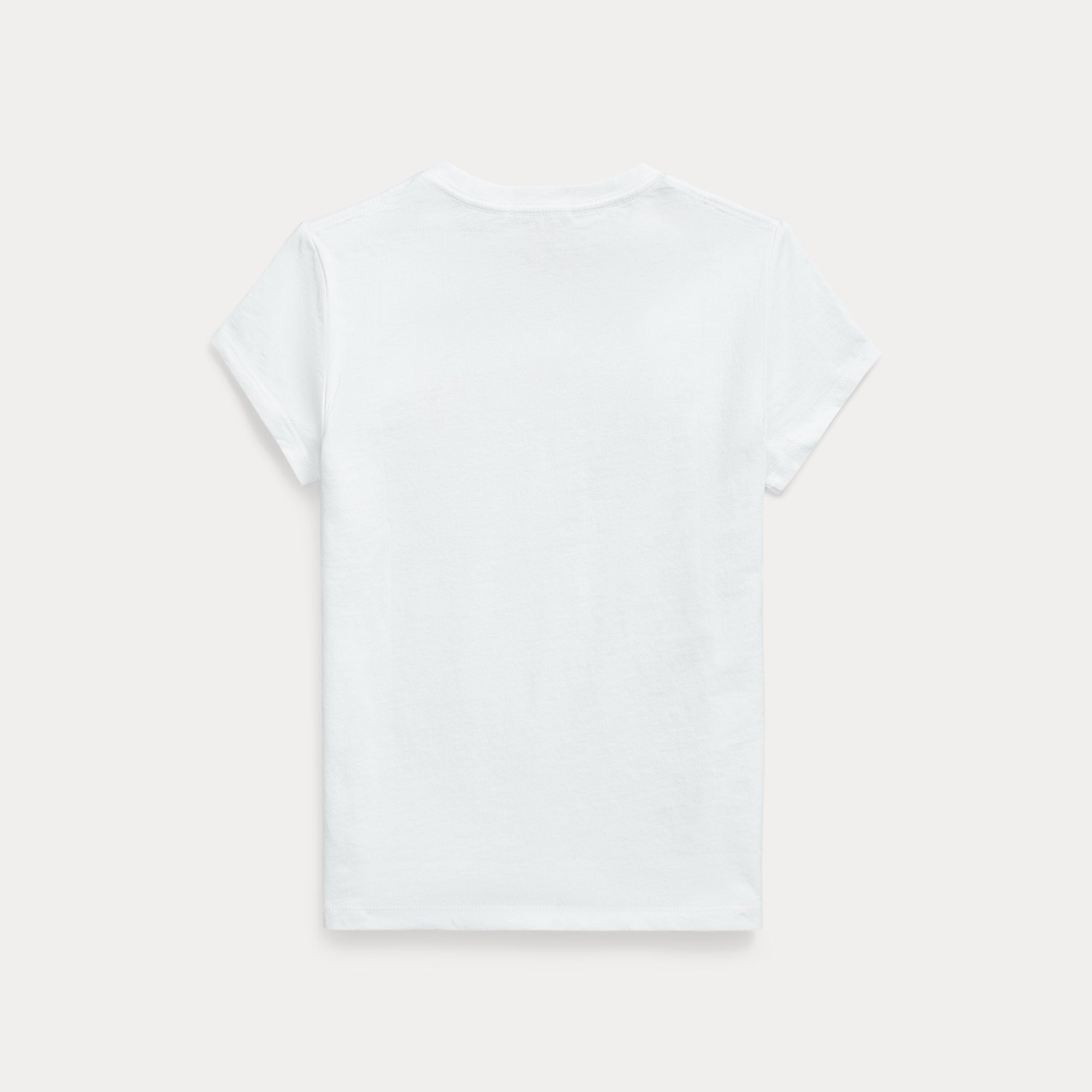Ralph Lauren Meiden V-hals Shirt Wit