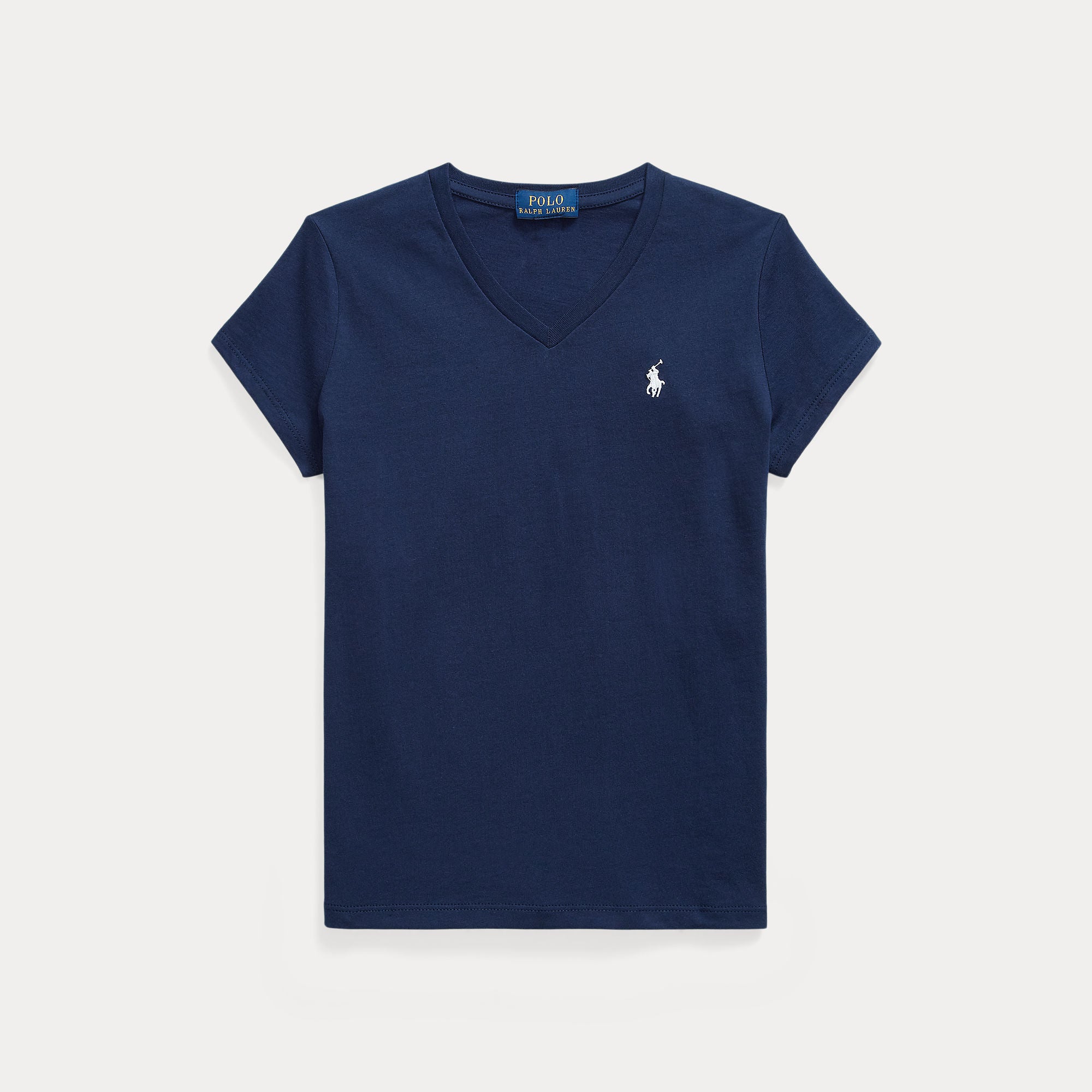 Ralph Lauren Meiden V-hals Shirt Navy
