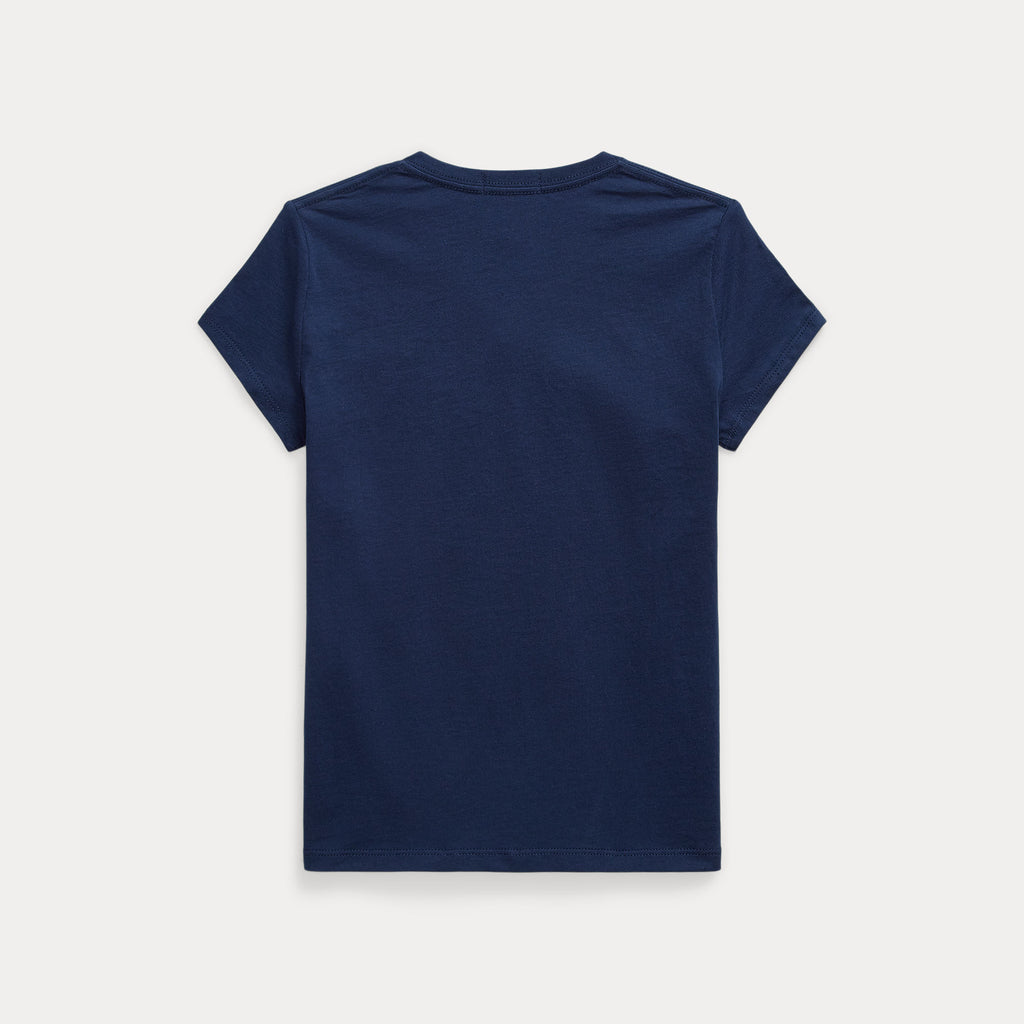 Ralph Lauren Meiden V-hals Shirt Navy