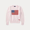 Ralph Lauren Meiden Vlag Sweater Roze