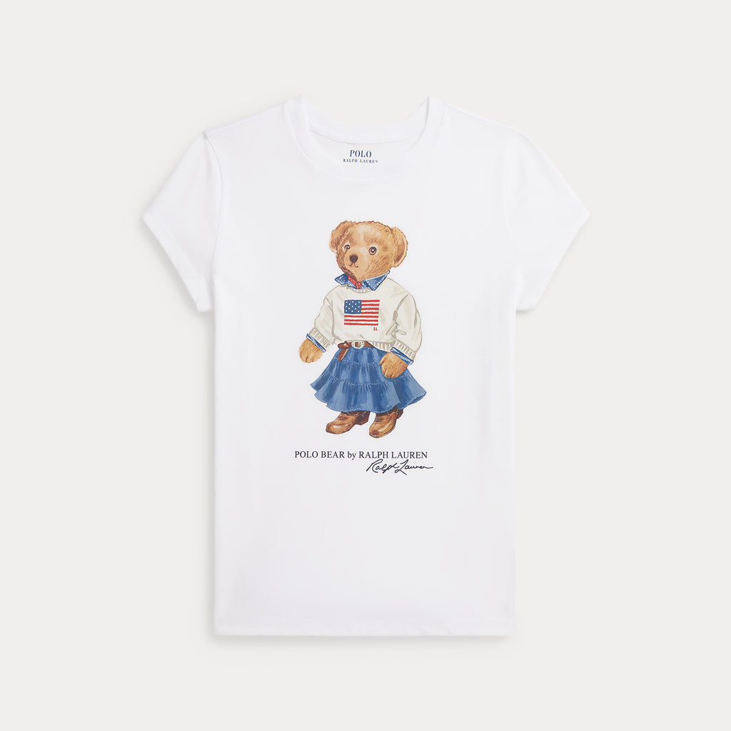 Ralph Lauren Meiden Shirt Beer Amerikaanse Flag