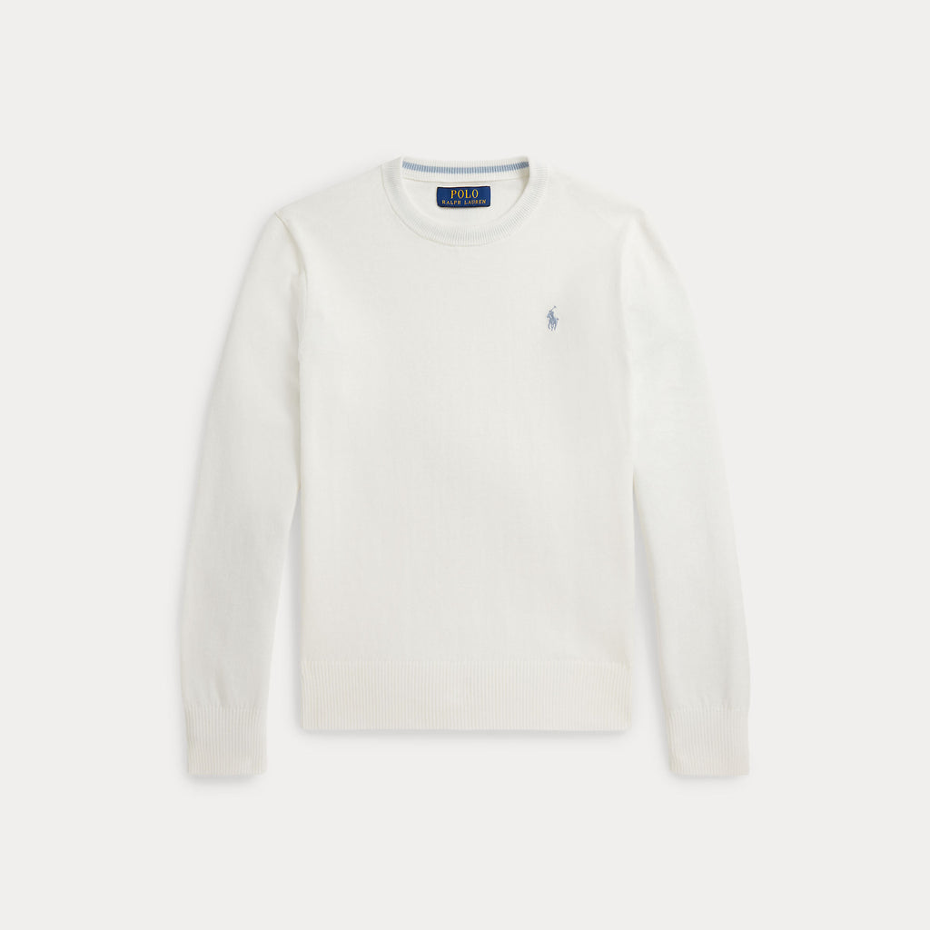 Ralph Lauren Crewneck Knitted Dun Wit