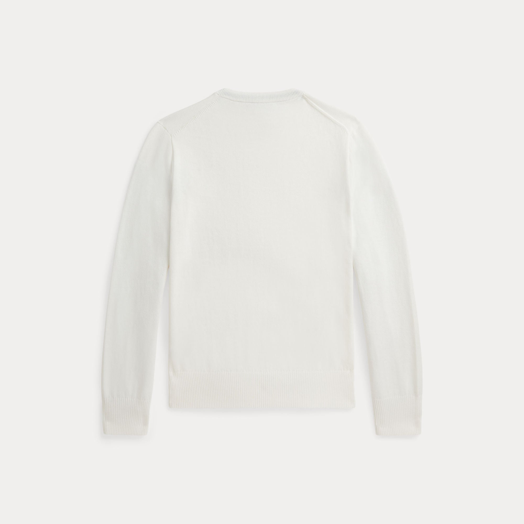 Ralph Lauren Crewneck Knitted Dun Wit