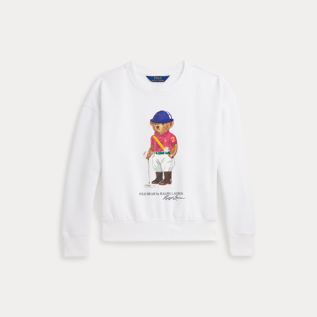 Ralph Lauren Meiden Sweater Beer Polo Wit