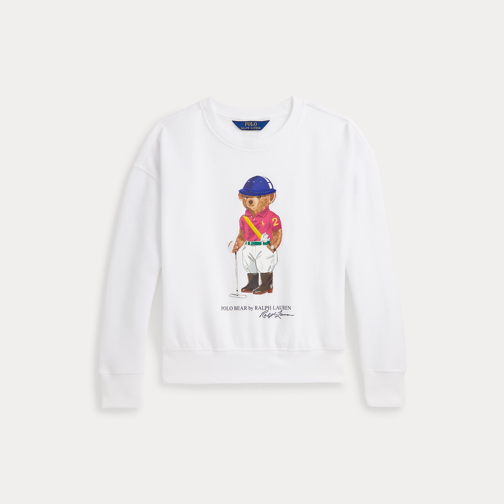 Ralph Lauren Meiden Sweater Beer Polo Wit