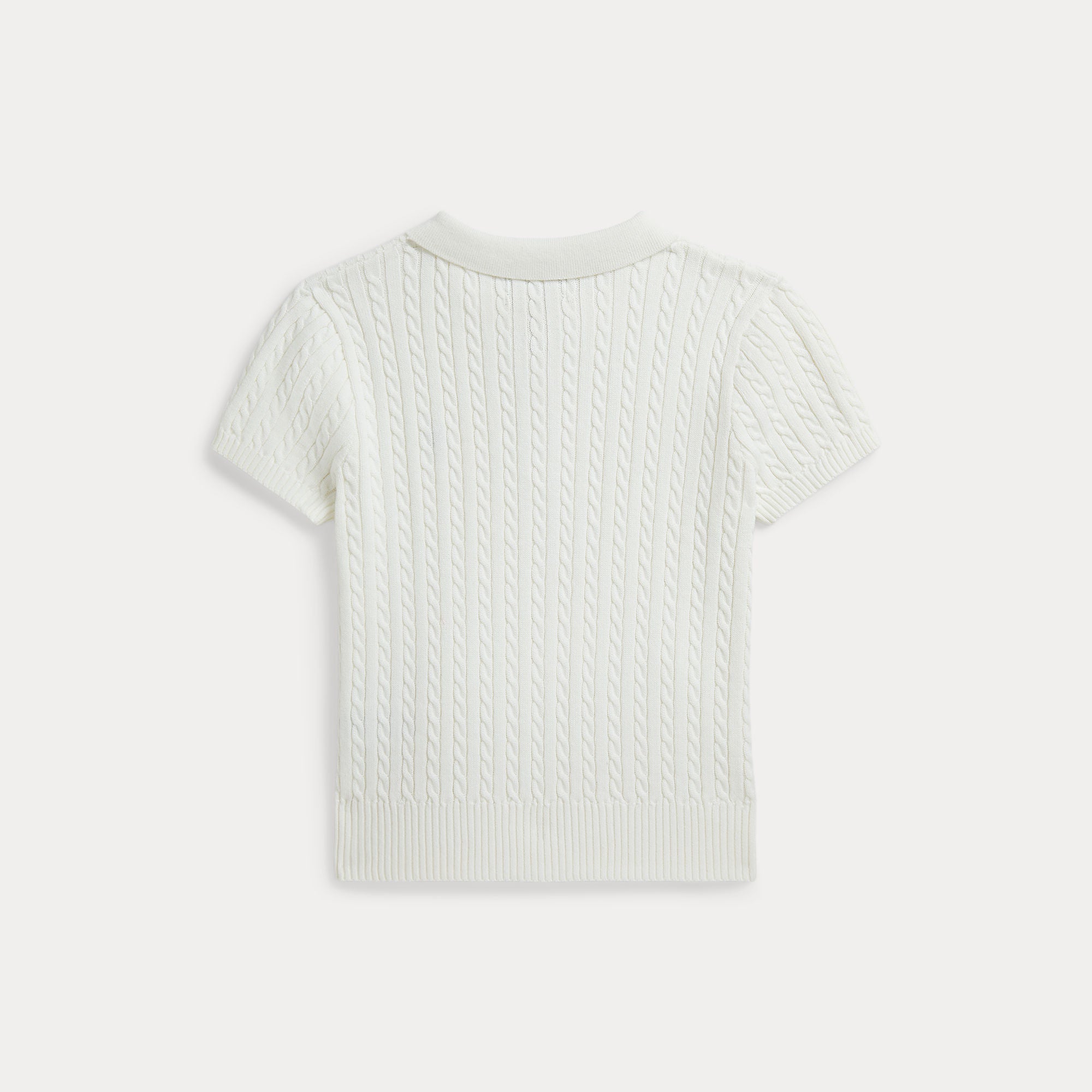Ralph Lauren Meiden Gebreide Polo Wit