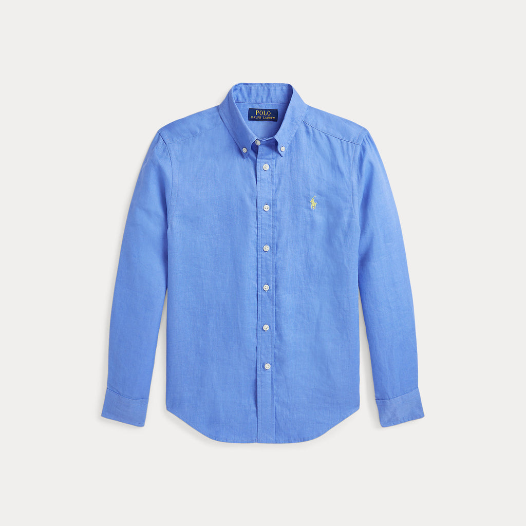 Ralph Lauren Linnen Blouse Harbor Island Blue