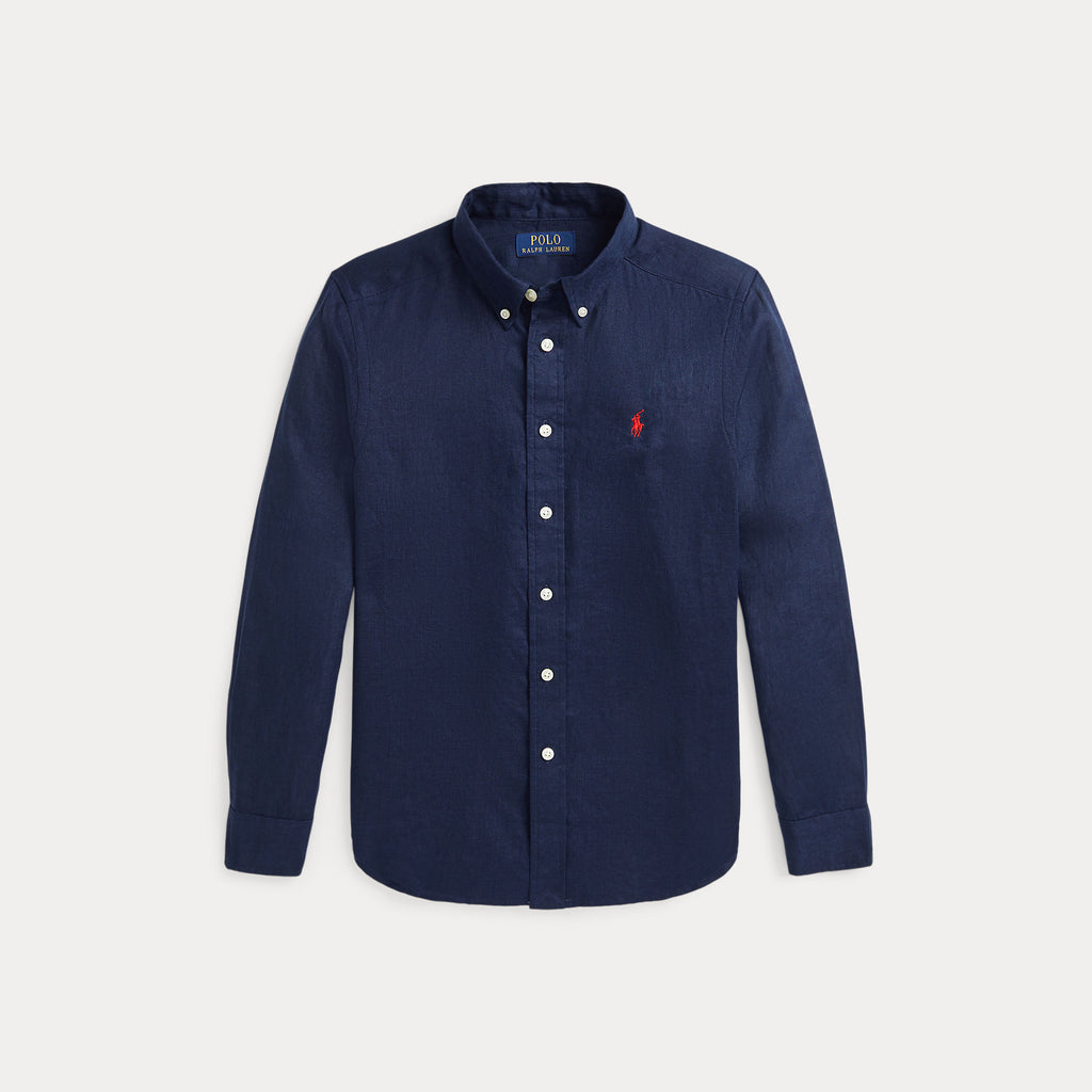 Ralph Lauren Linnen Blouse Navy