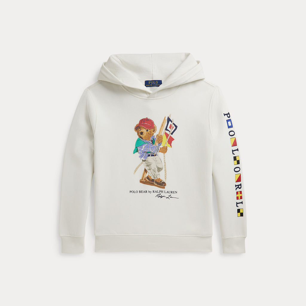 Ralph Lauren Hoodie Beer Sailing Wit