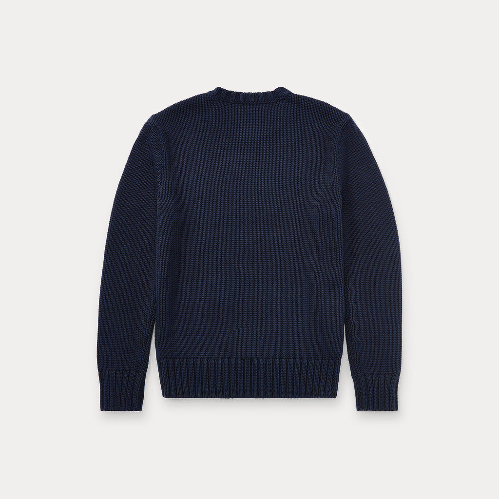 Ralph Lauren Knitted Flag Sweater Navy