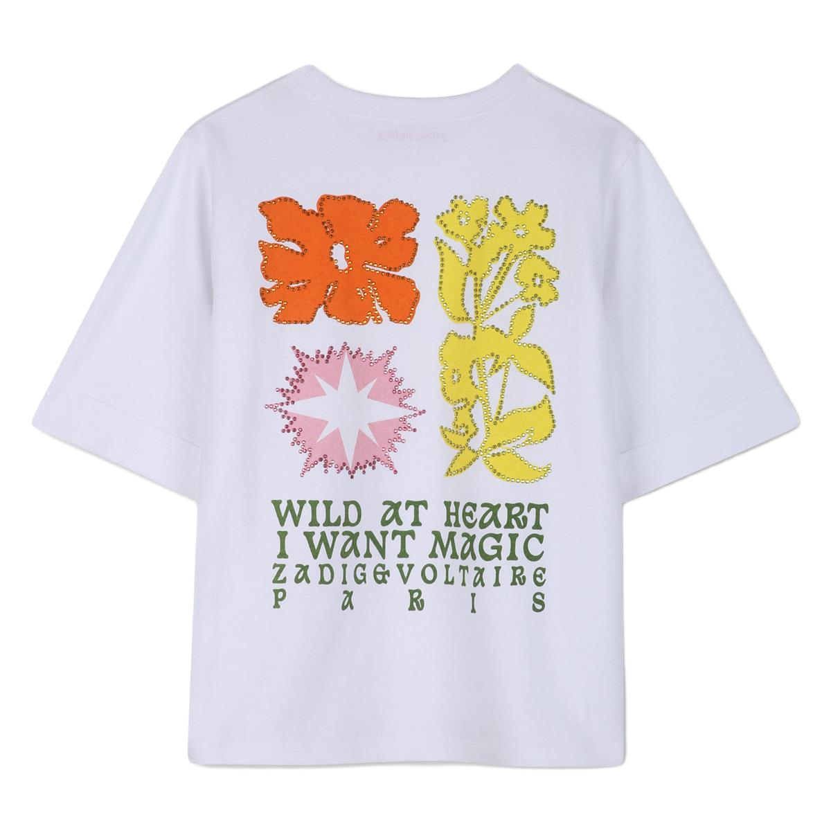 Zadig & Voltaire Shirt Backprint Strass