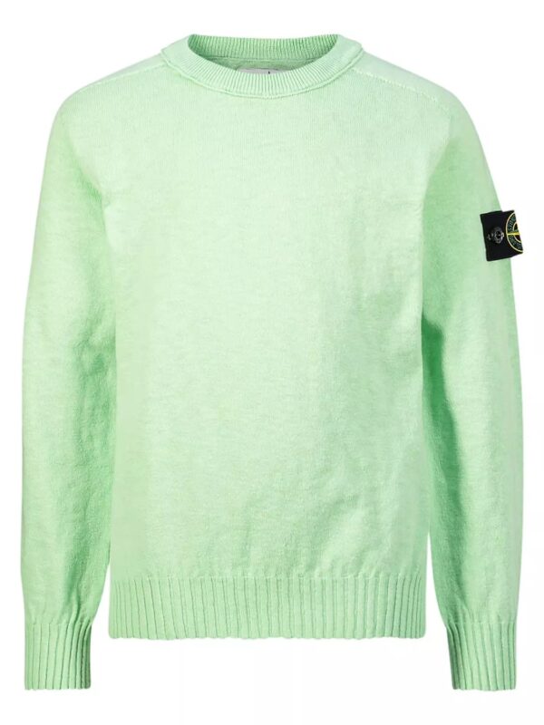 Stone Island Sweater Knitted Zomer Violet