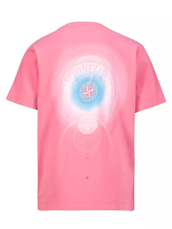 Stone Island T-Shirt Zomer Roze Back