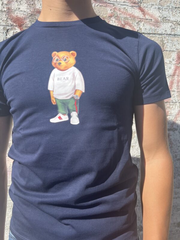 Baron Filou T-Shirt Bear Donkerblauw
